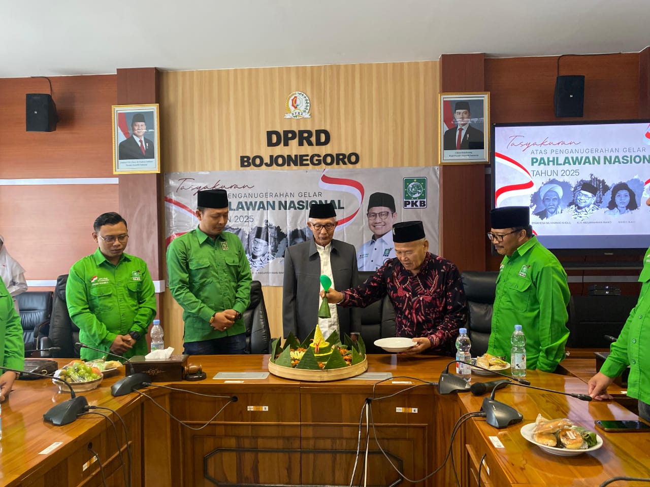 Tokoh NU Dapat Gelar Pahlawan, PKB Bojonegoro Tasyakuran