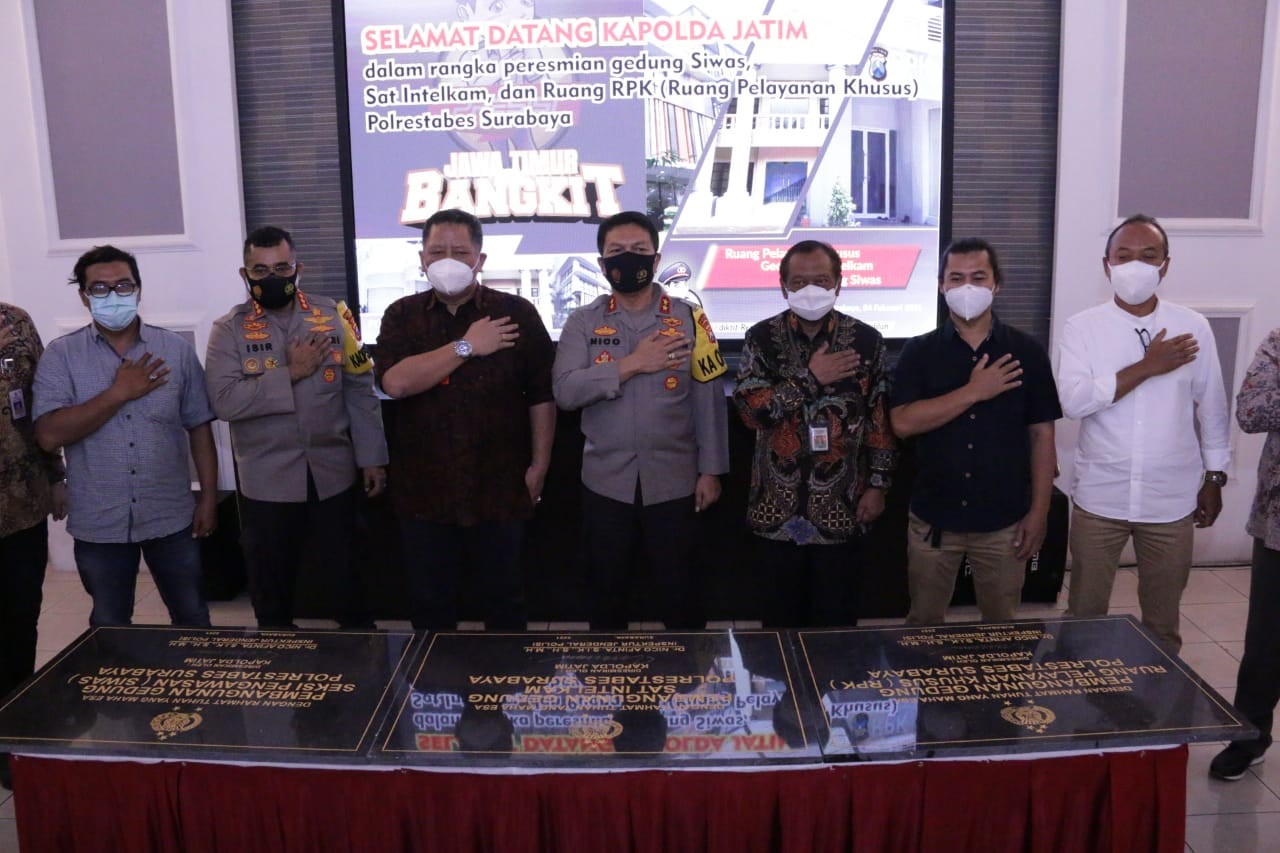 Kapolda Jatim Resmikan Tiga Gedung di Mapolrestabes Surabaya: Pelayanan Harus Lebih Ditingkatkan