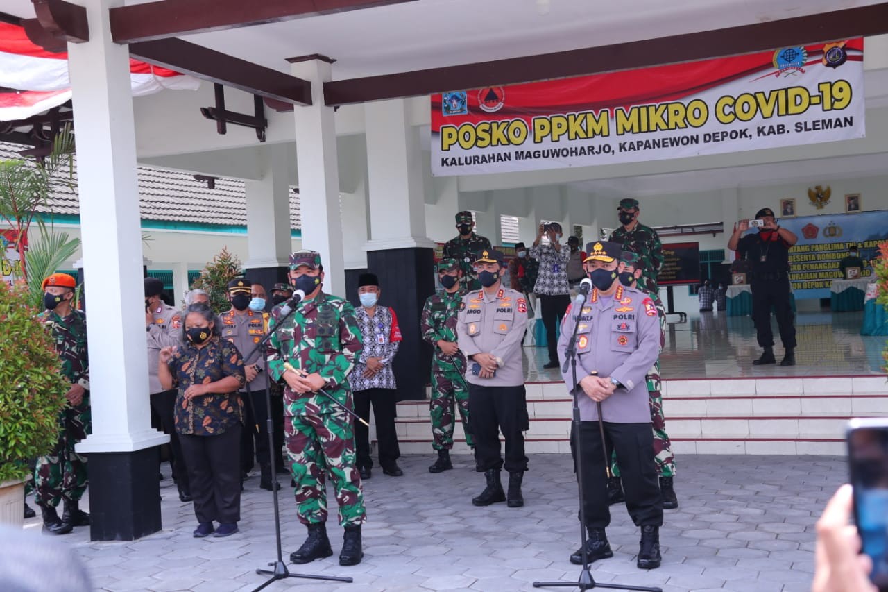 PPKM di DIY Berjalan Baik, Kapolri Minta Warga Tetap Patuhi Protokol Kesehatan 