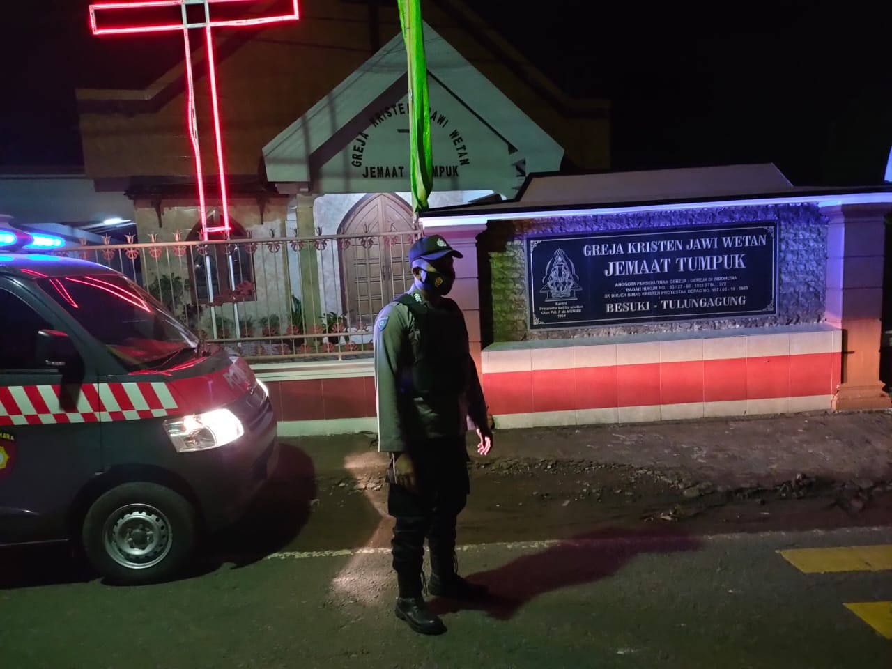 Anti Sipasi Tindak Kejahatan Malam Hari, Patroli Polsek Besuki Tingkatkan Patroli