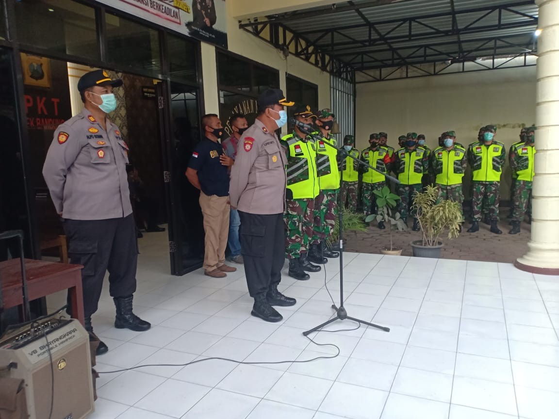 Kabagops Polres Tulungagung pimpin Apel Pengamanan UKT Pagar Nusa