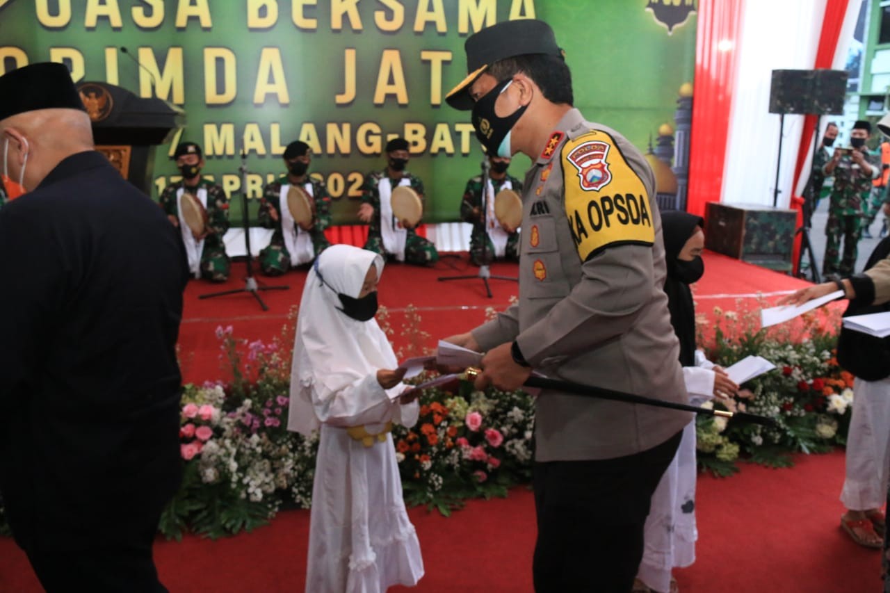 Usai Meninjau Lokasi Bencana Gempa Bumi di Tirtoyudo, Forkopimda Jatim Gelar Doa Bersama di Makodim 