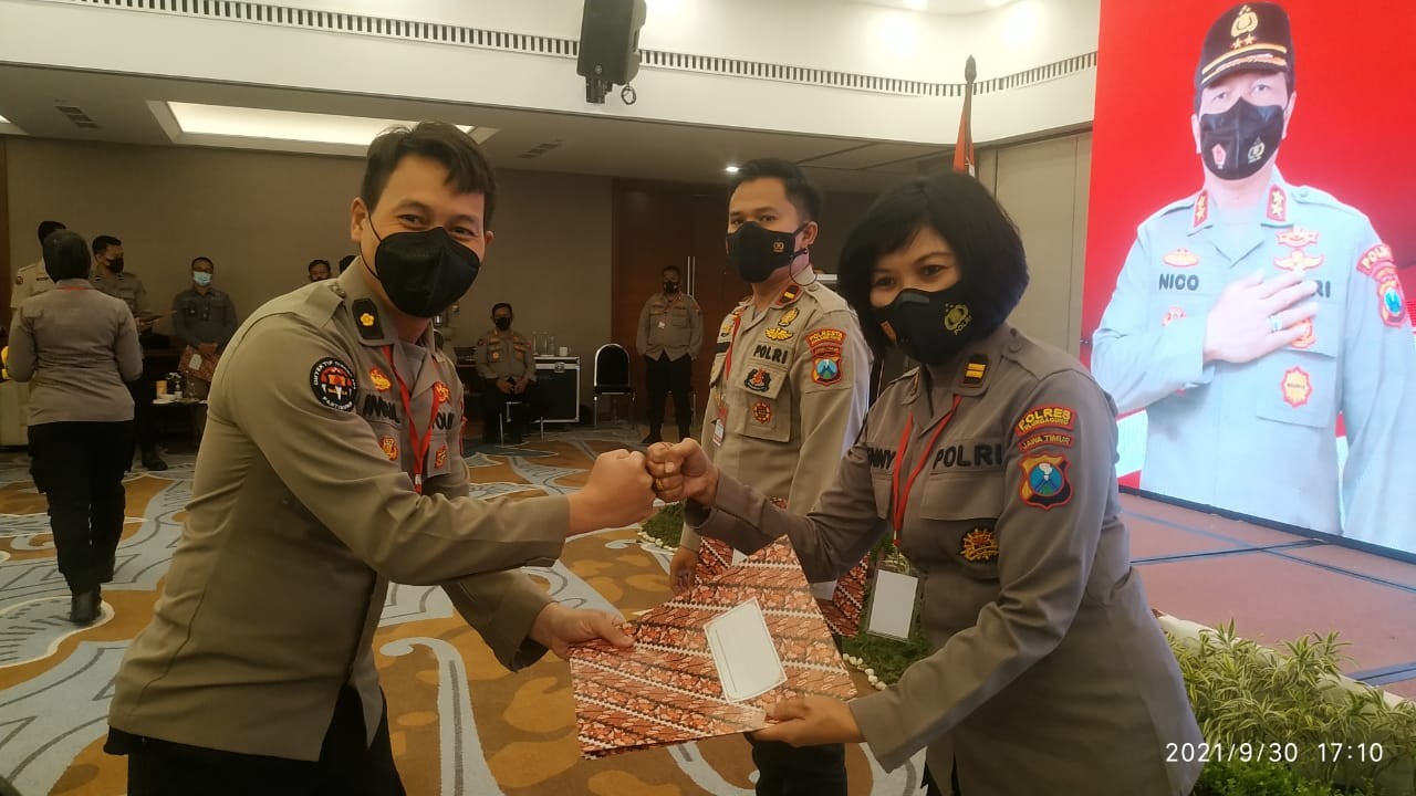 Rakernis Bidhumas Polda Jatim, Sihumas Polres Tulungagung Dapat Dua Penghargaan