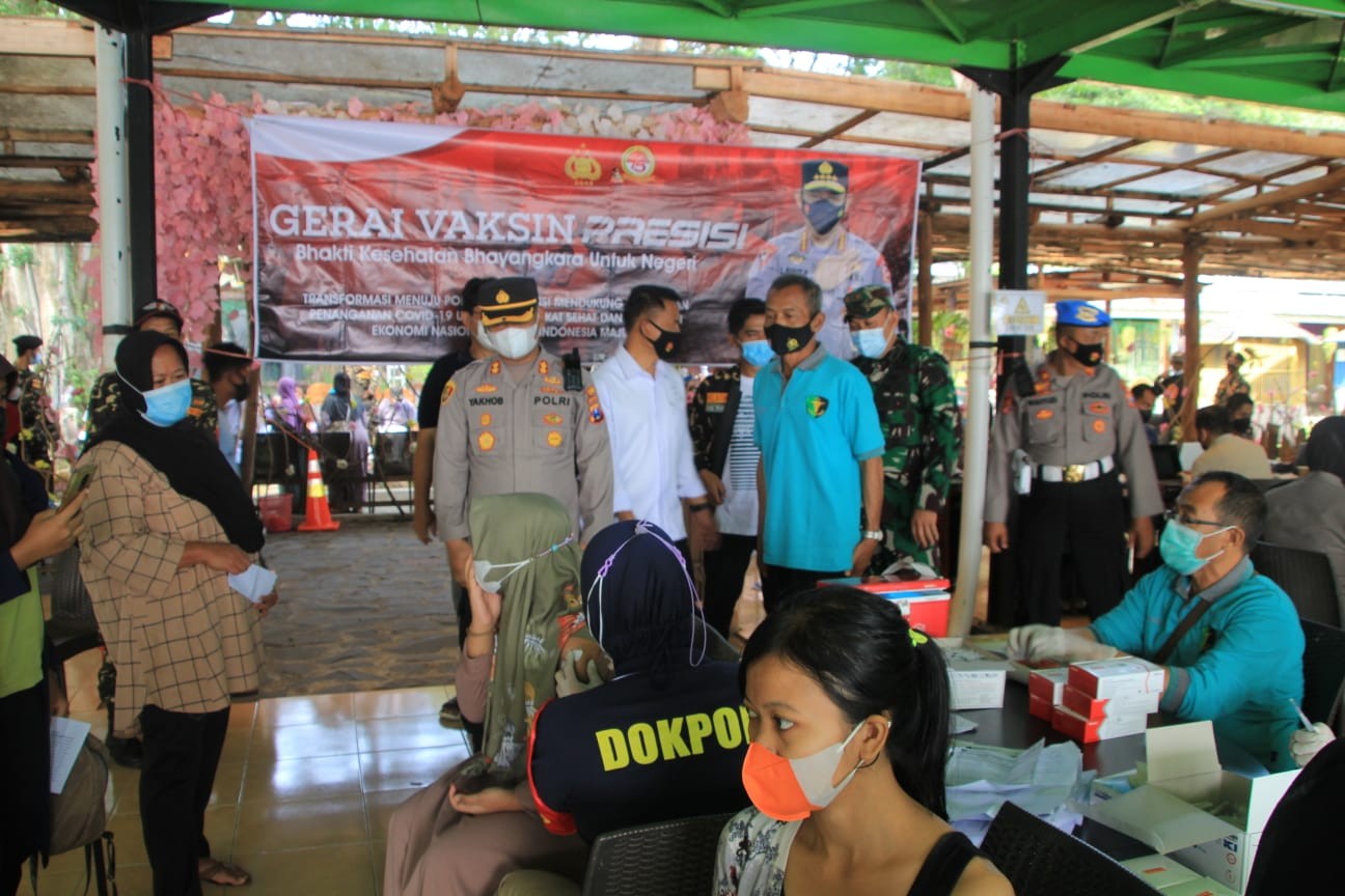 Kembali Polres Magetan Gelar Vaksinasi 2.160 Dosis Untuk Umum dan Penyandang Disabilitas