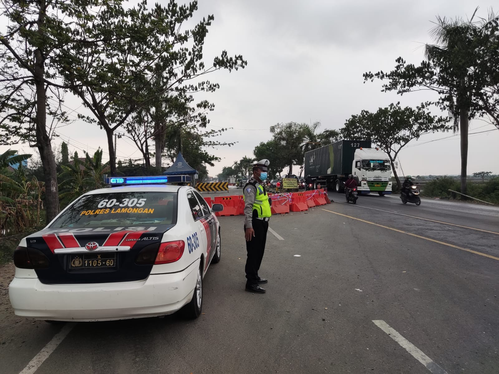 WUJUDKAN KAMSELTIBCAR LANTAS, PERSONIL SATLANTAS LAKUKAN PATROLI