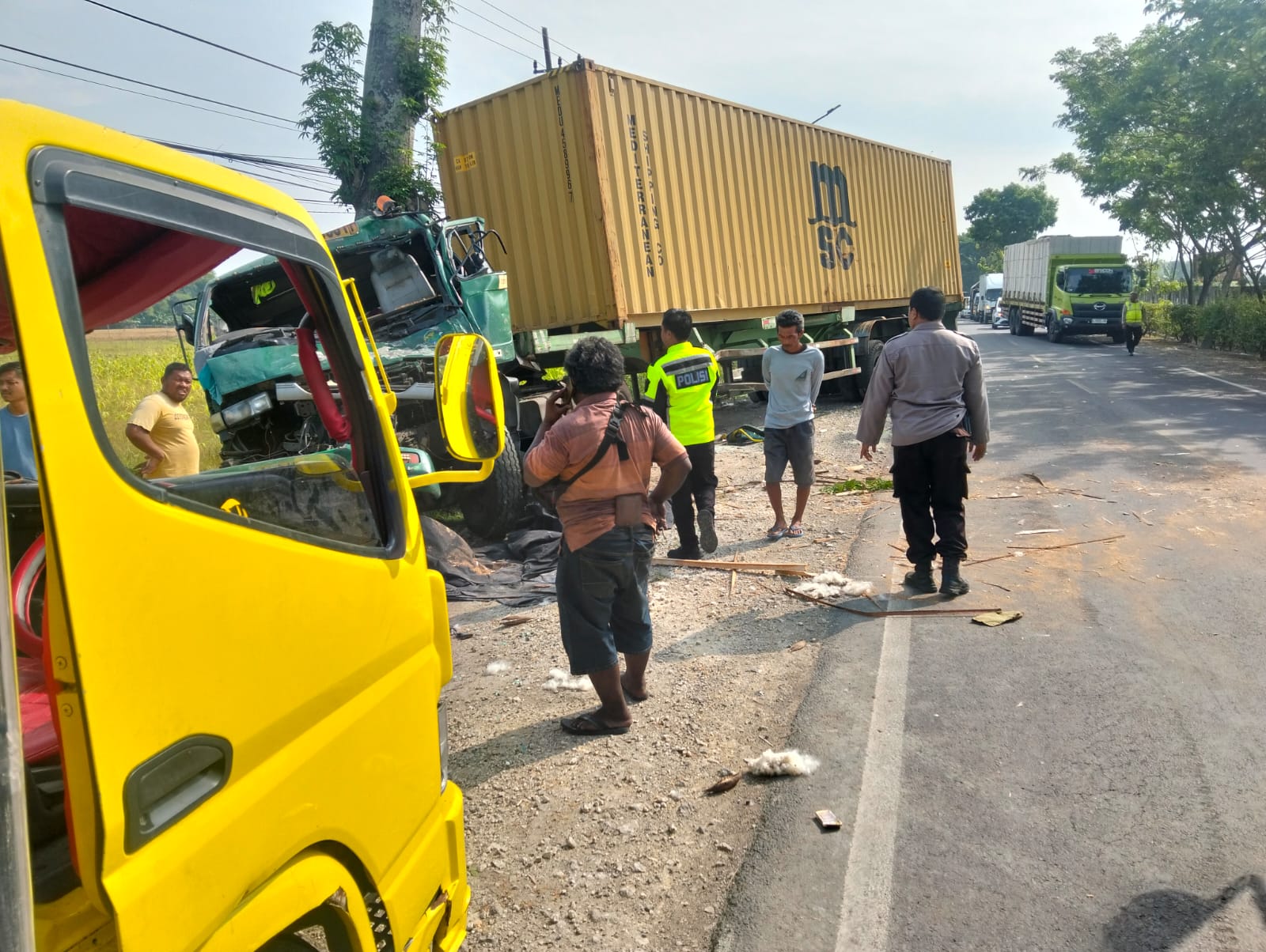 Dua Truk Terlibat Kecelakaan di Jalan Bojonegoro–Padangan