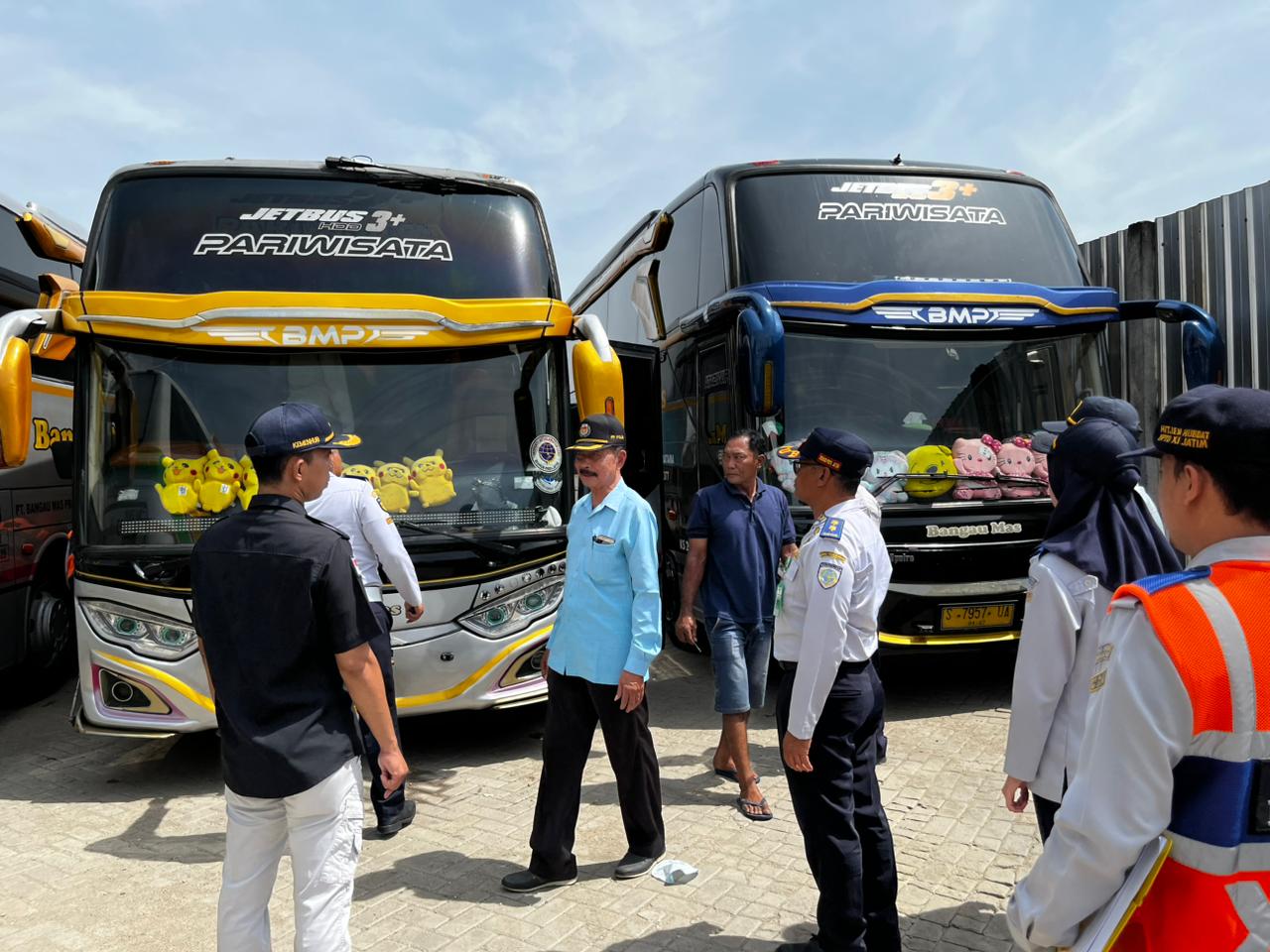 Puluhan Bus Bojonegoro Diramp Check Jelang Nataru