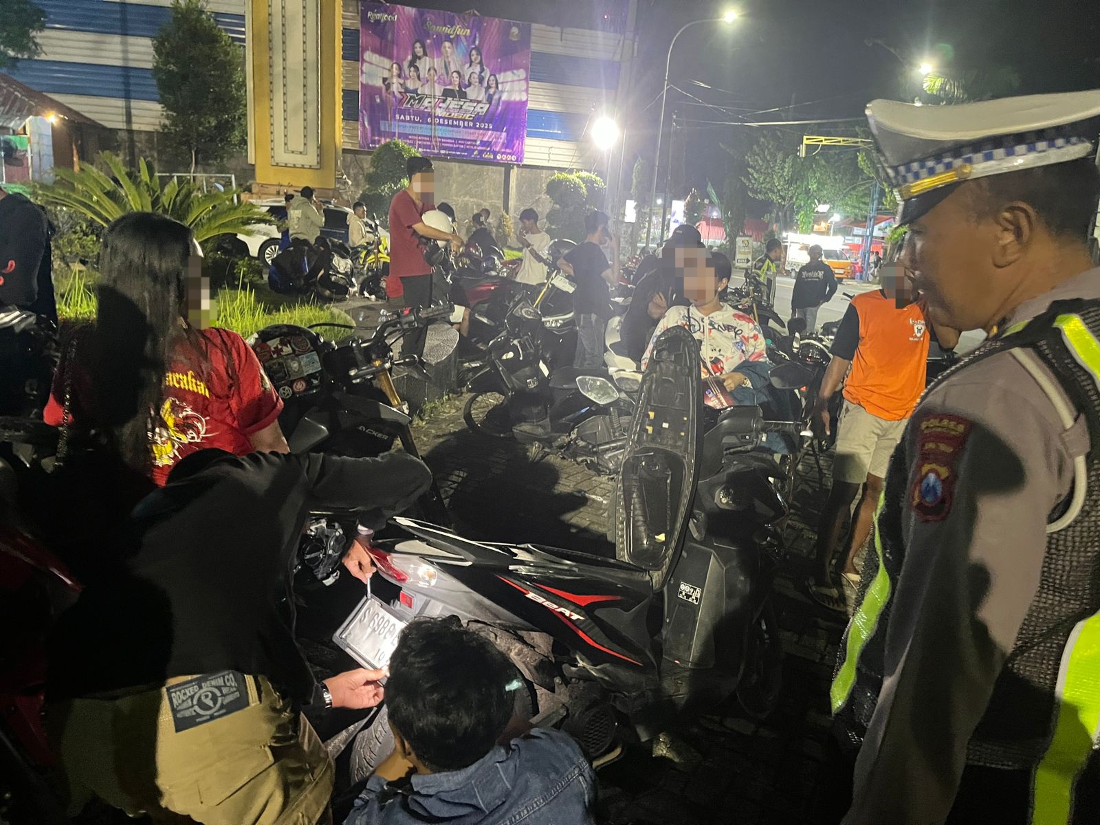 Konvoi Usai Nonton Konser, 60 Motor Knalpot Brong Diamankan Polres Bojonegoro