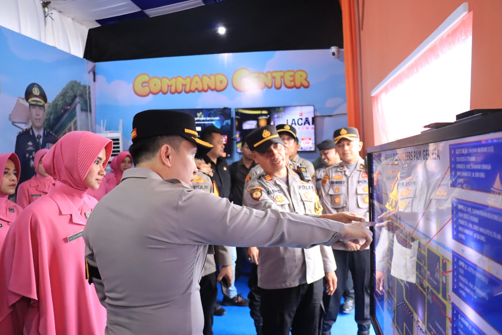 Cek Kesiapan Pengamanan Nataru, Kapolres Bojonegoro Tinjau Pospam dan Posyan