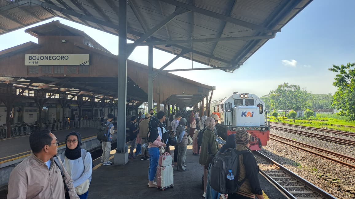 Awal 2026, Aktivitas Penumpang di Stasiun Bojonegoro Tembus 2,3 Ribu Orang