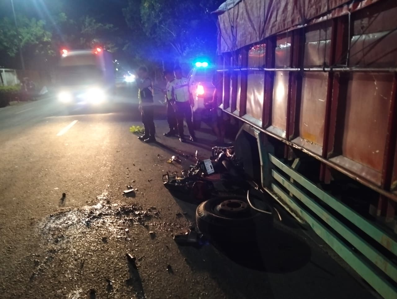 Motor Tabrak Truk, Mahasiswa asal Bojonegoro Tewas
