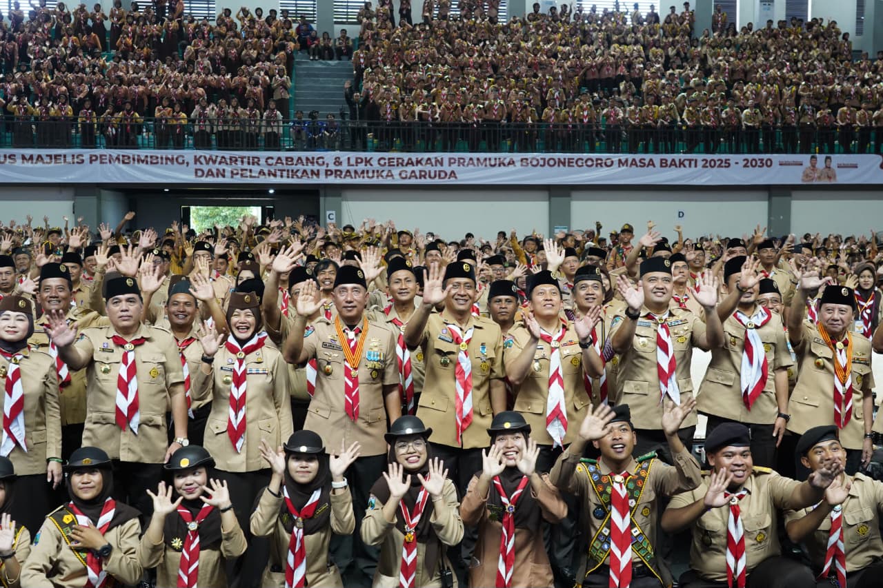 Bupati Bojonegoro Ajak Pramuka Jadi Generasi Emas