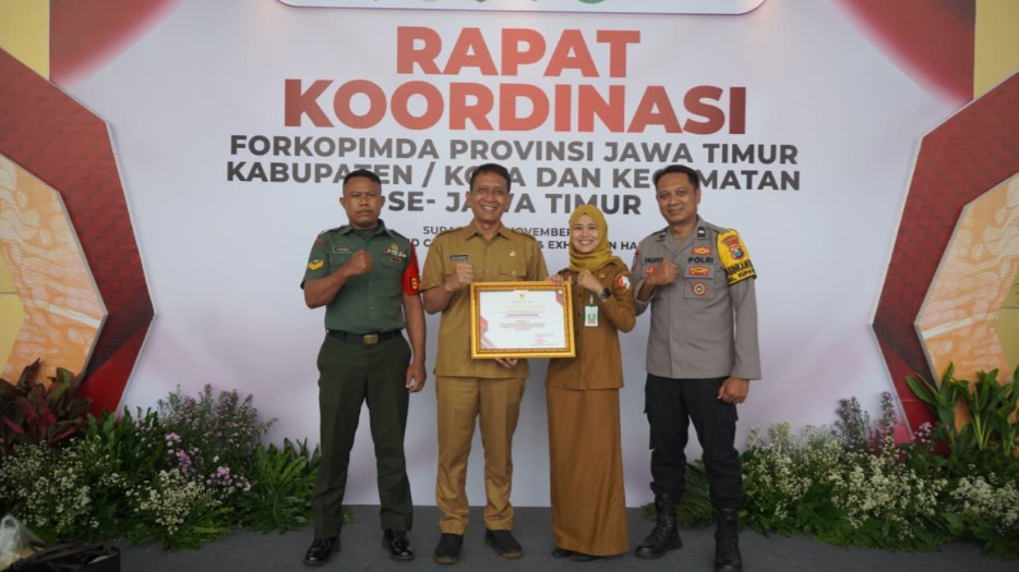 Bojonegoro Raih Penghargaan Siskamling Terpadu Terbaik IV se-Jawa Timur