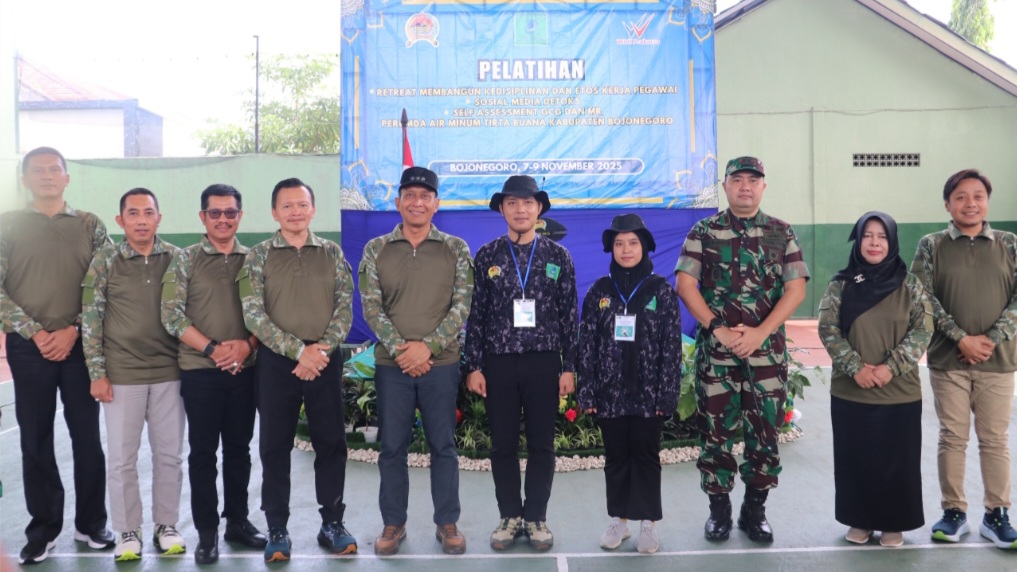 PDAM Bojonegoro Genjot Kinerja Lewat Retret Bersama Kodim