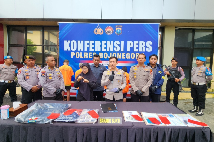 Operasi Sikat Semeru, Polres Bojonegoro Bongkar Sindikat Curanmor