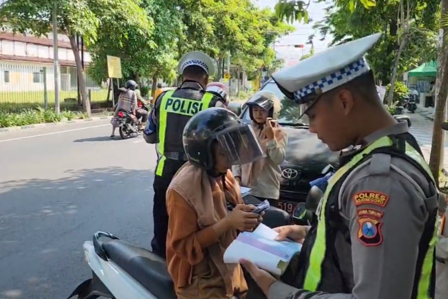 1.473 Pelanggaran Terekam ETLE di Operasi Zebra Bojonegoro