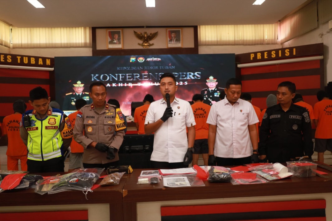 Angka Kriminilitas di Tuban Tinggi, Polisi Tangani 475 Kasus di 2025