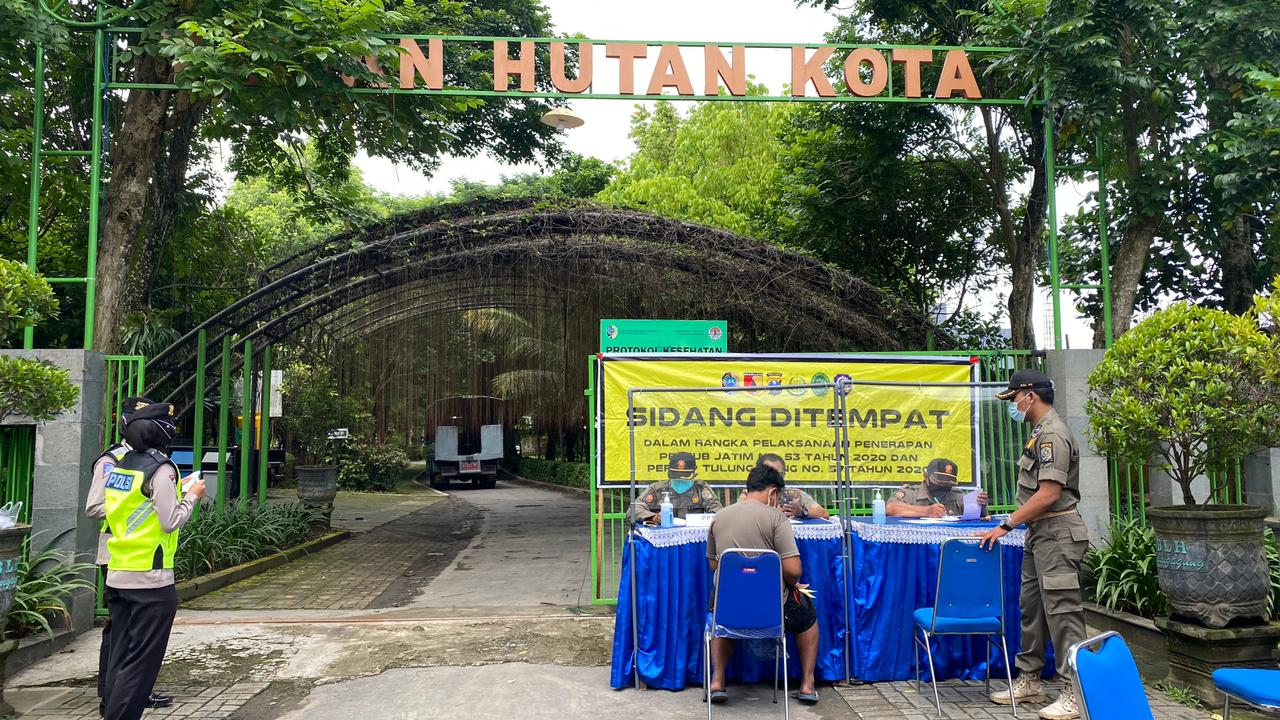 Tim Gugus Satgas Covid 19 Kabupaten Tulungagung Gencarkan Ops Yustisi