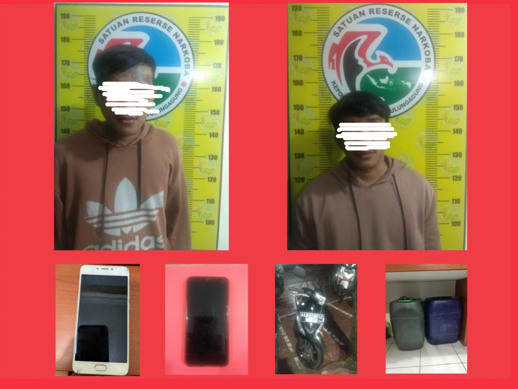 Jualan Ciu Di Tulungagung ,2 Warga Asal Kediri Diciduk Polisi