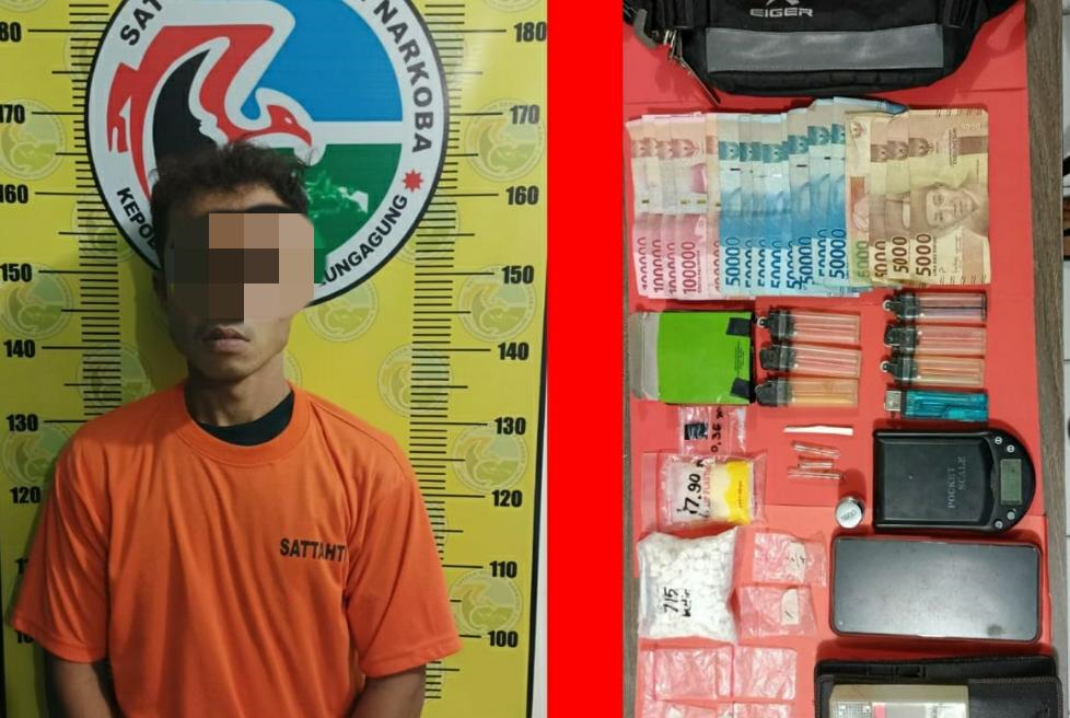 Pengedar Sabu Dan Pil Double L Diringkus Satresnarkoba Polres Tulungagung