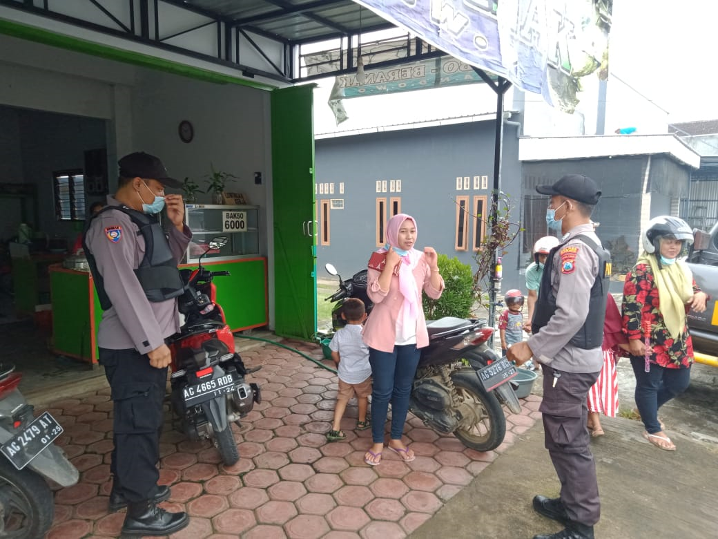 Anti Sipasi Tindak Kejahatan, Patroli Polsek Sendang Sambangi Pertokoan