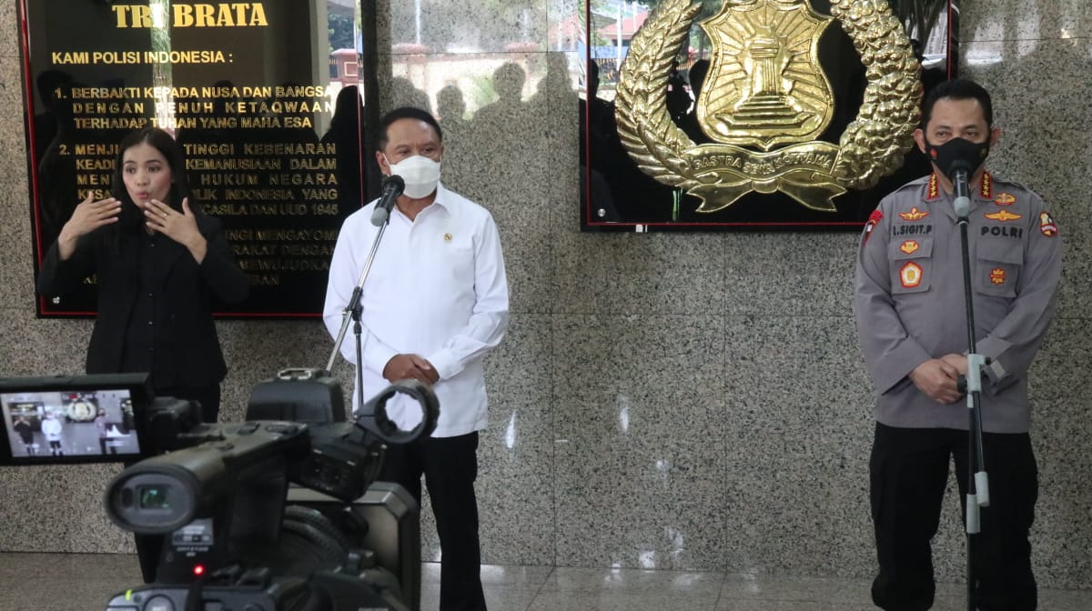 Disambangi Menpora, Kapolri Bahas Kegiatan Olahraga Bisa Terlaksana Disaat Pandemi 