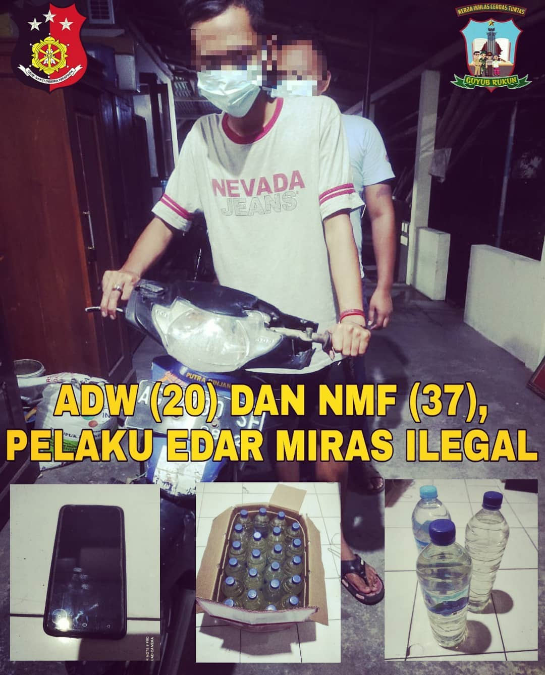 Menyamar Jadi Pembeli, Polisi Tangkap Pengedar Miras