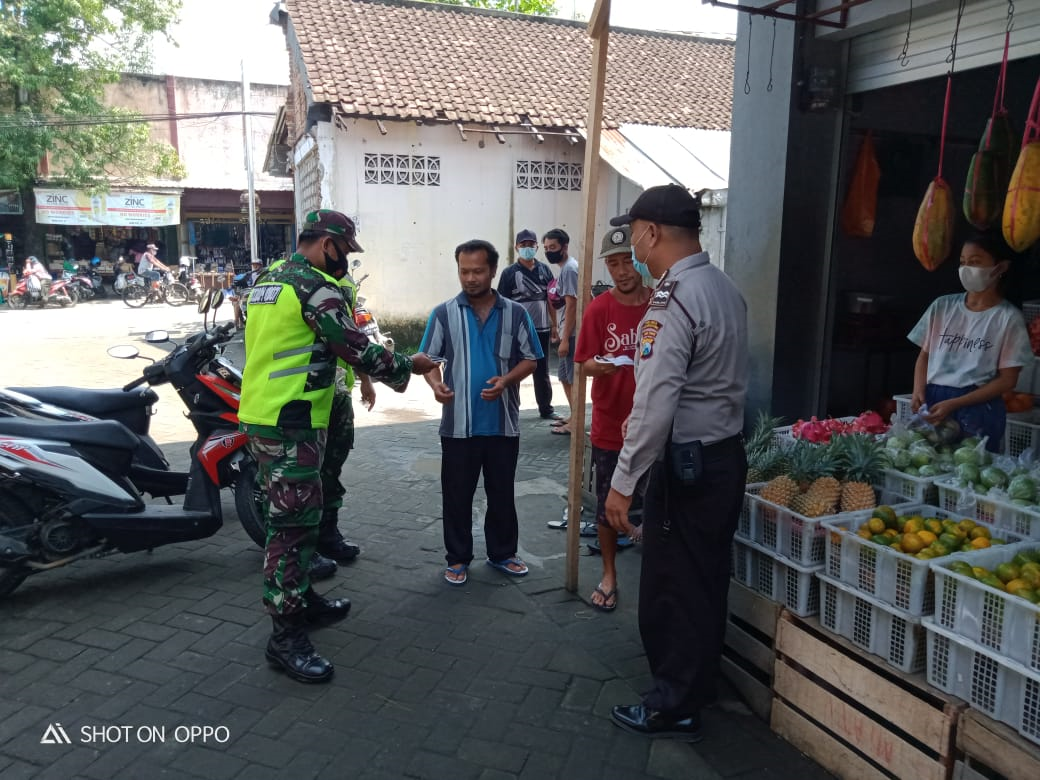 Pendisiplinan Protokol Kesehatan Oleh Tiga Pilar Kecamatan Kauman