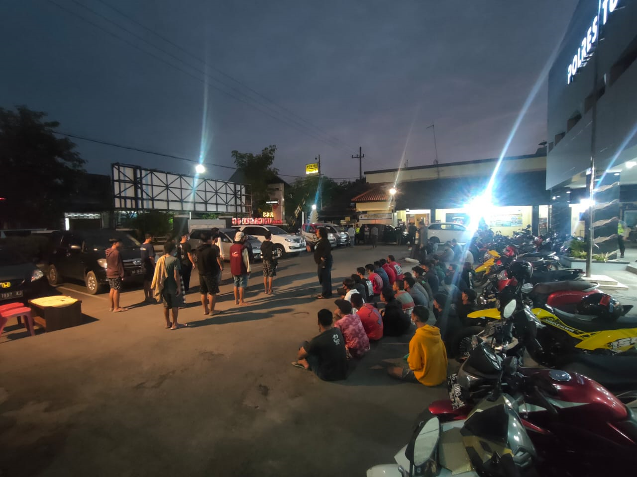 Polisi Amankan 65 Remaja dan Puluhan Kendaraan, Dalam Aksi Balap Liar