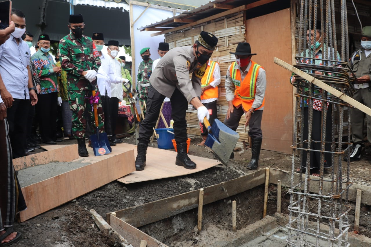 Forkopimda Tulungagung Hadiri Peletakan Batu Pertama Pembangunan Gedung MWC NU Gondang