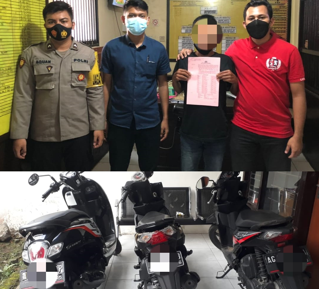 Bawa Kabur Motor, Pria Asal Malang Berhasil Ditangkap Tim Macan Agung Satreskrim Polres Tulungagung