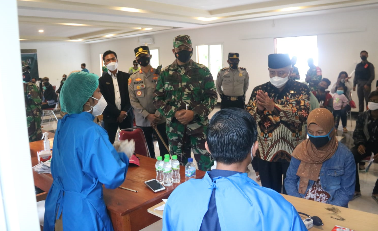 Forkopimda Kabupaten Malang Tinjau Wisata Vaksin di Lembah Indah