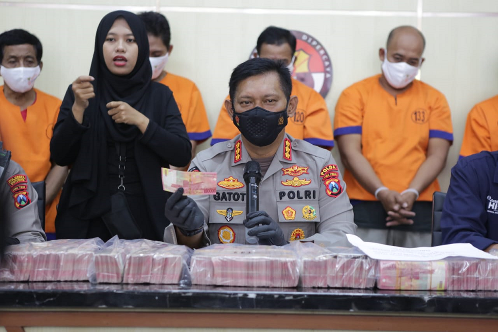 Polresta Banyuwangi Didukung Ditreskrimsus Polda Jatim, Ungkap Peredaran Upal Senilai 3,8 M