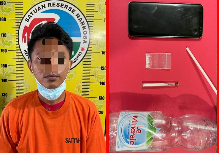 Edarkan Sabu, Pria Asal Boyolangu Ditangkap Satresnarkoba Polres Tulungagung