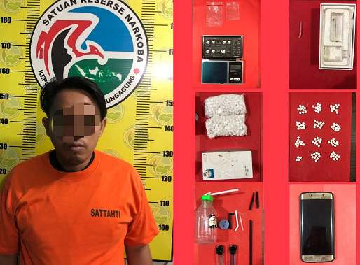 Edarkan Sabu dan Pil Double L, Warga Boyolangu Ditangkap Satresnarkoba Polres Tulungagung