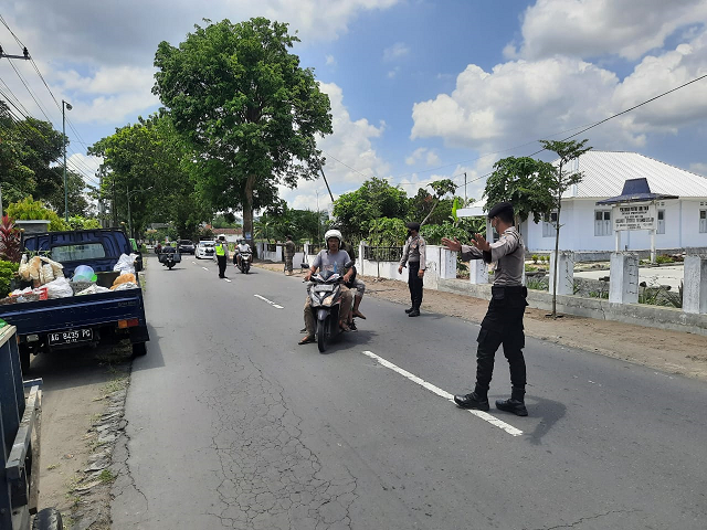 Ops Yustisi di Depan Dinas Ketahanan Pangan, Satgas Covid 19 Kabupaten Tulungagung Jaring Empat Bela