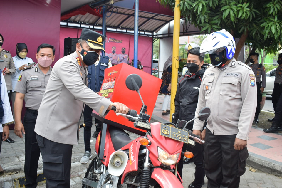 Polresta Sidoarjo Buka Posko Siaga Vaksin 24 Jam