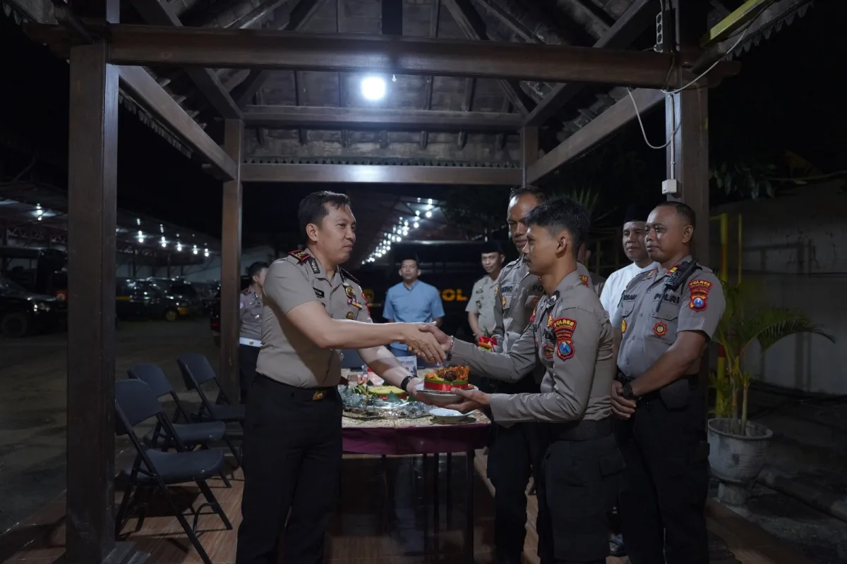 HUT ke 74 Korps Sabhara, Polres Bojonegoro Gelar Tasyakuran