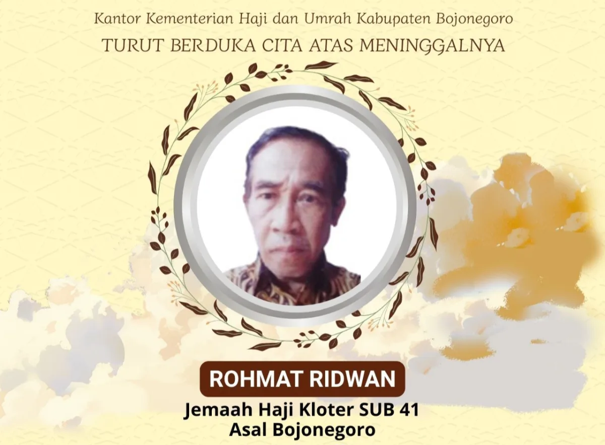Satu Jemaah Haji Asal Bojonegoro Meninggal di Madinah