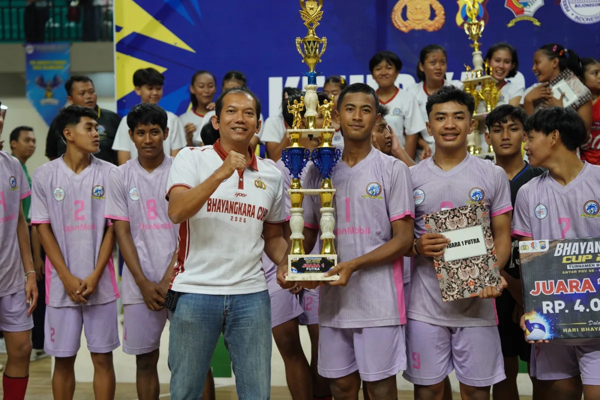 PBV Boma Juara Putra dan Putri di Bhayangkara Cup 2026 Bojonegoro 