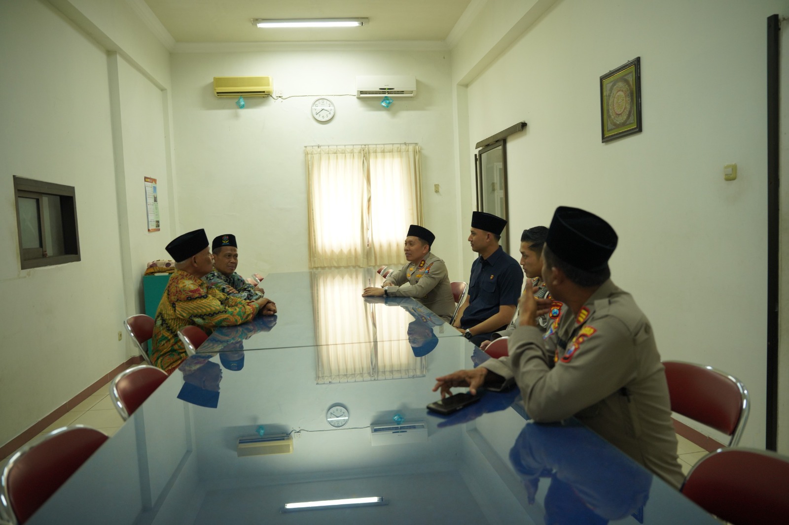 PJU Polres Bojonegoro silaturahmi kepada Tokoh agama