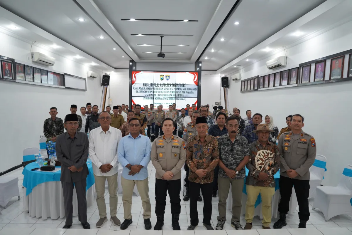 Kapolres Afrian bersama Pengurus PKDI Bojonegoro. Selasa (31/3/2026).